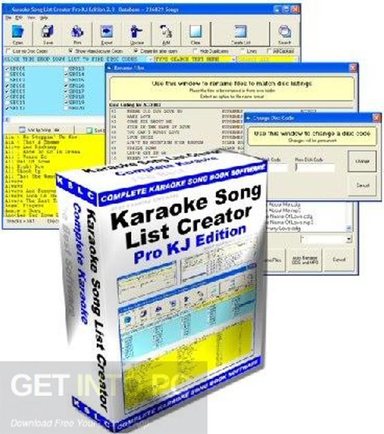 Karaoke Song List Creator Free Download