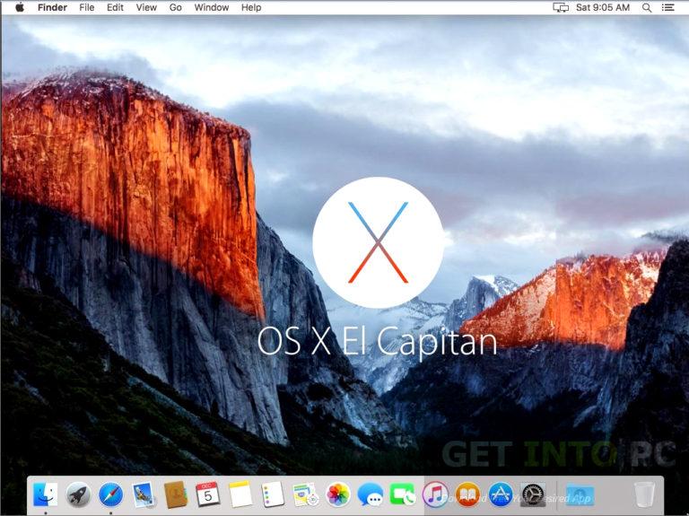 Mac OS X El Capitan 10.11.6 VMware Image Free Download