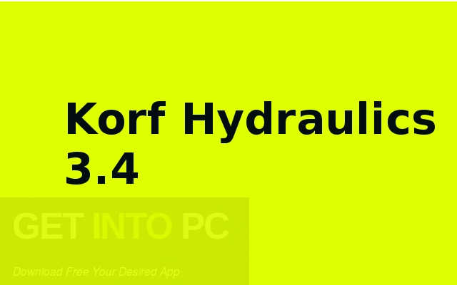 Korf Hydraulics 3.4 Free Download