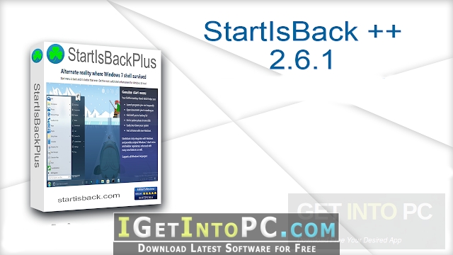 Download StartIsBack ++ 2.6.1 for Windows 10