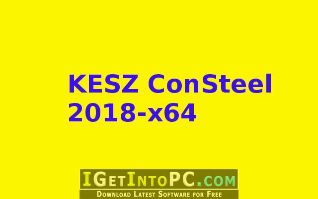 KESZ ConSteel 2018-x64 Free Download