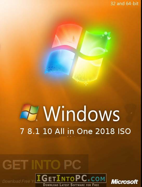 Windows 7 8.1 10 All in One 2018 ISO Download