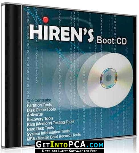 Hirens BootCD PE 1.0.1 x64 Free Download