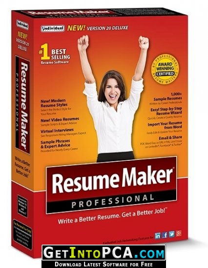 ResumeMaker Professional Deluxe 20.1.0.120 Free Download