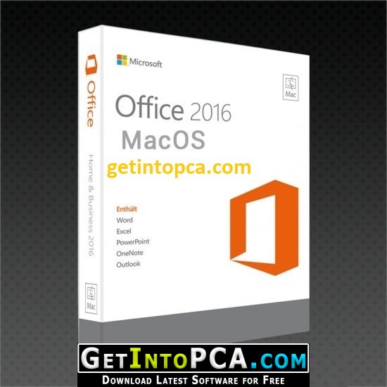 Microsoft Office 2016 16.16 macOS Free Download