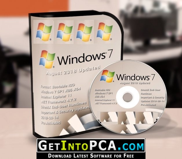 Windows 7 SP1 AIO ISO August 2018 Free Download