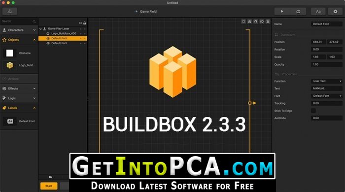 Buildbox 2.3.3 Free Download