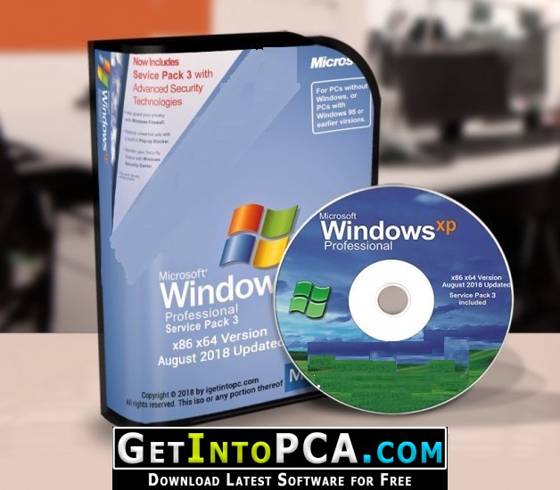 Windows XP Professional SP3 x86 x64 August 2018 Free Download