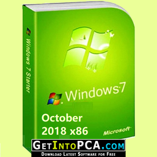 Windows 7 October 2018 x86 ISO Free Download