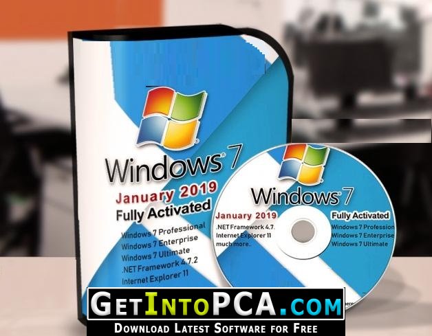 Windows 7 SP1 January 2019 Free Download