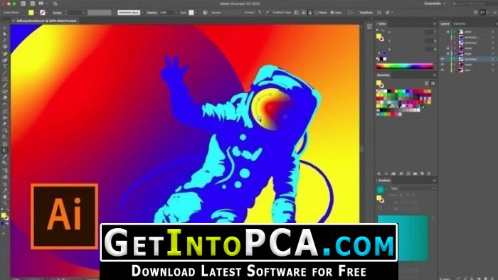 Adobe Illustrator CC 2019 23.0.2 Free Download