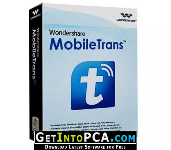 Wondershare MobileTrans 8.0.0.609 Free Download