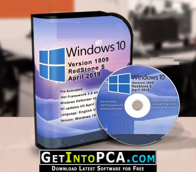 Windows 10 Pro Redstone 5 1809 April 2019 Free Download