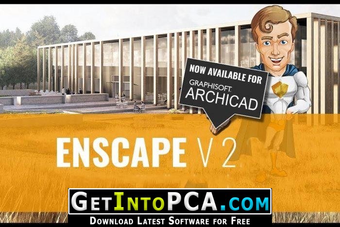 Enscape3D 2.5.1.9 for Revit SketchUp Rhino ArchiCAD Free Download