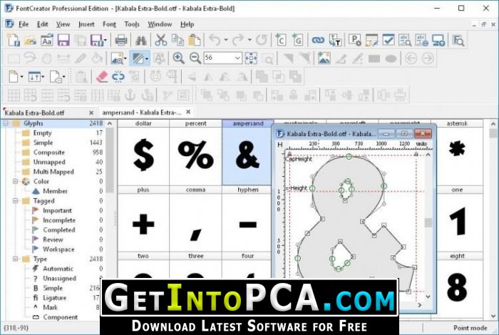 FontCreator Professional 12 Free Download