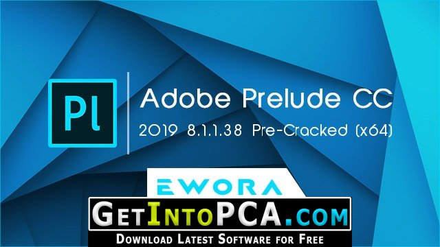 Adobe Prelude CC 2019 8.1.1.38 Free Download