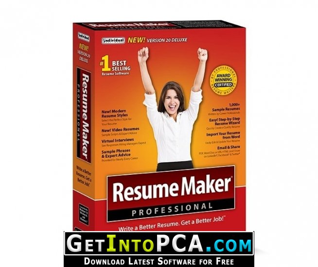 ResumeMaker Professional Deluxe 20 Free Download