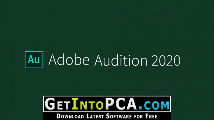 Adobe Audition 2020 13.0.1.35 Free Download