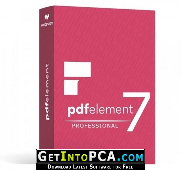 Wondershare PDFelement Professional 7.3.4.4627 Free Download