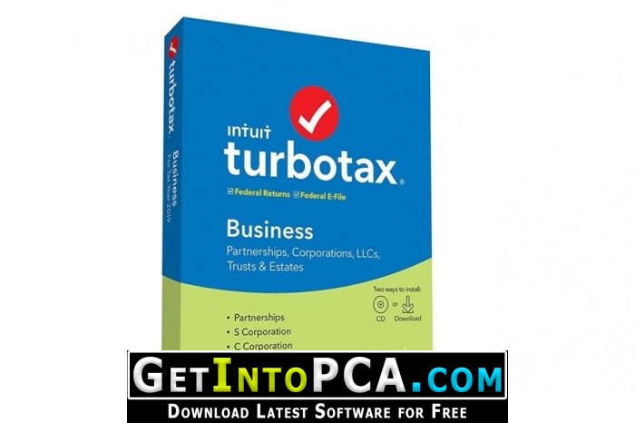 Intuit TurboTax Home and Business 2019 Free Download