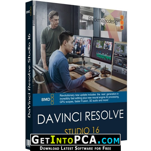 DaVinci Resolve Studio 16.2.0.55 Free Download