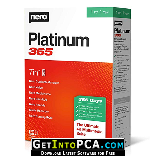 Nero Platinum 2020 Suite Free Download