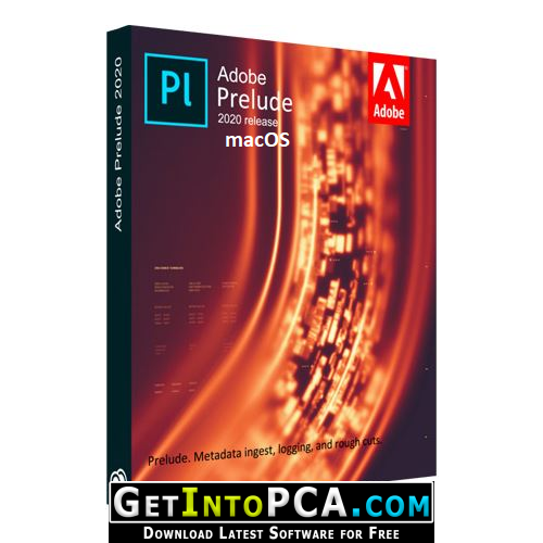 Adobe Prelude 2020 Free Download macOS